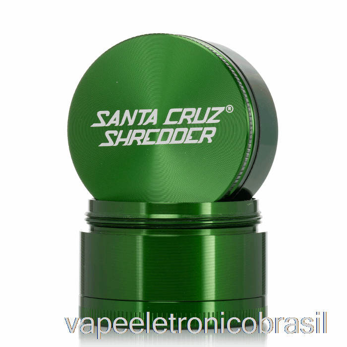 Vape Recarregável Santa Cruz Triturador 2.2 Polegadas Moedor Médio De 4 Peças Verde (53mm)
